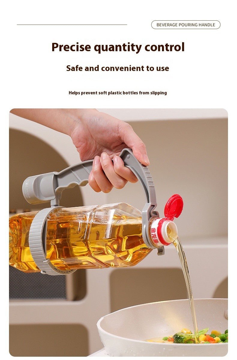 Beverage Bottle Handle Holder Adjustable Pouring Handle Organizer Multi - Use Oil Bottle Handle Holder - Lunqara