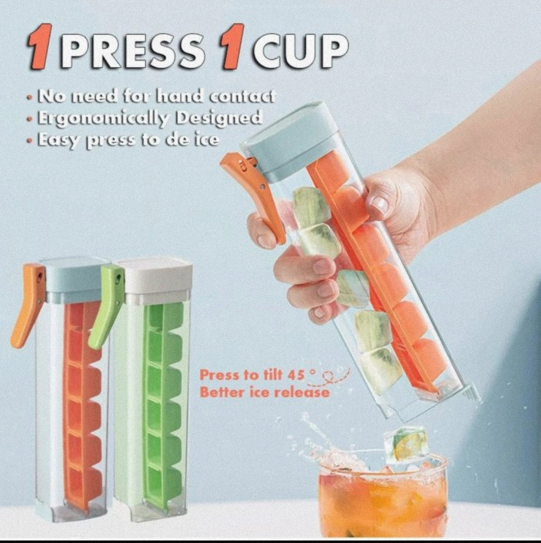 Ice Cube Mold Household Ice Maker Food Grade Press Ice Tray Ice Cube Maker Ice Tray Mold With Storage Box