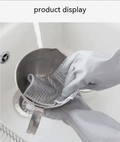 Steel Wire Ball Cloth Kitchen Cleaning Dishcloth