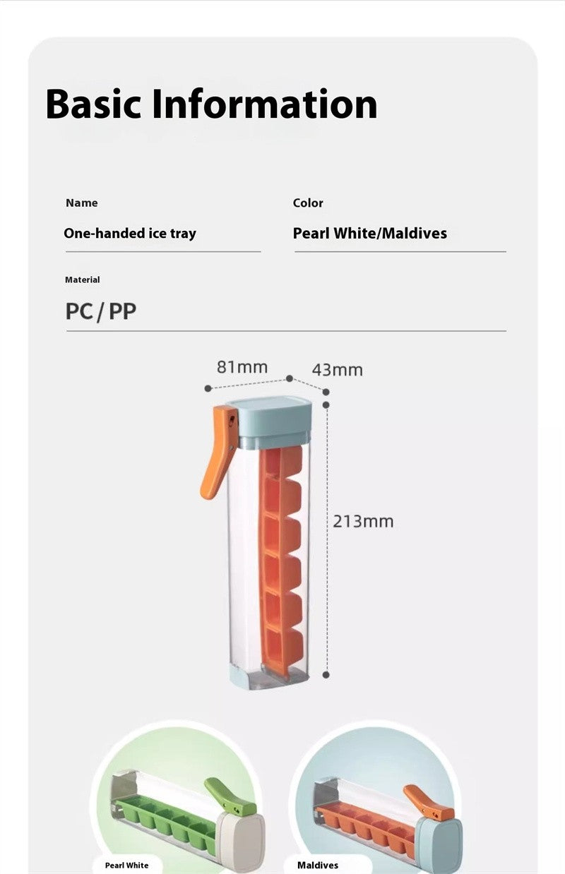 Ice Cube Mold Household Ice Maker Food Grade Press Ice Tray Ice Cube Maker Ice Tray Mold With Storage Box