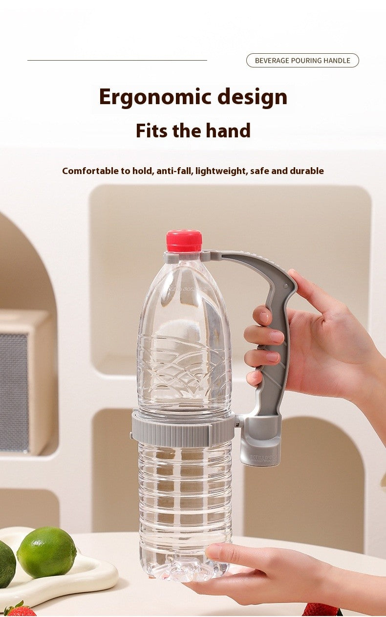 Beverage Bottle Handle Holder Adjustable Pouring Handle Organizer Multi-Use Oil Bottle Handle Holder