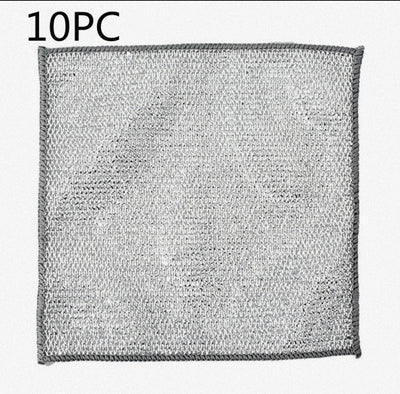 Steel Wire Ball Cloth Kitchen Cleaning Dishcloth