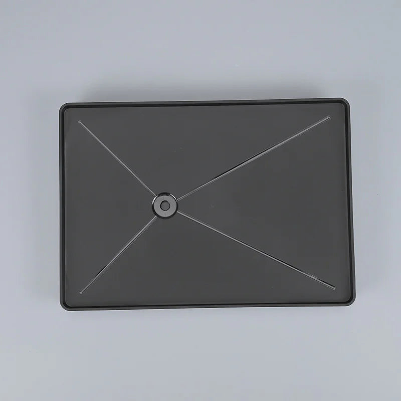 Black Draining Dish Rack Pan