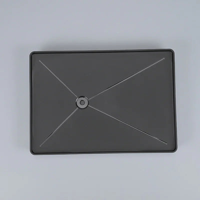 Black Draining Dish Rack Pan