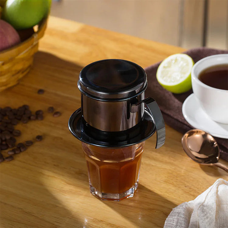 Vietnamese Drip Coffee Pot and Filter Set - Lunqara 