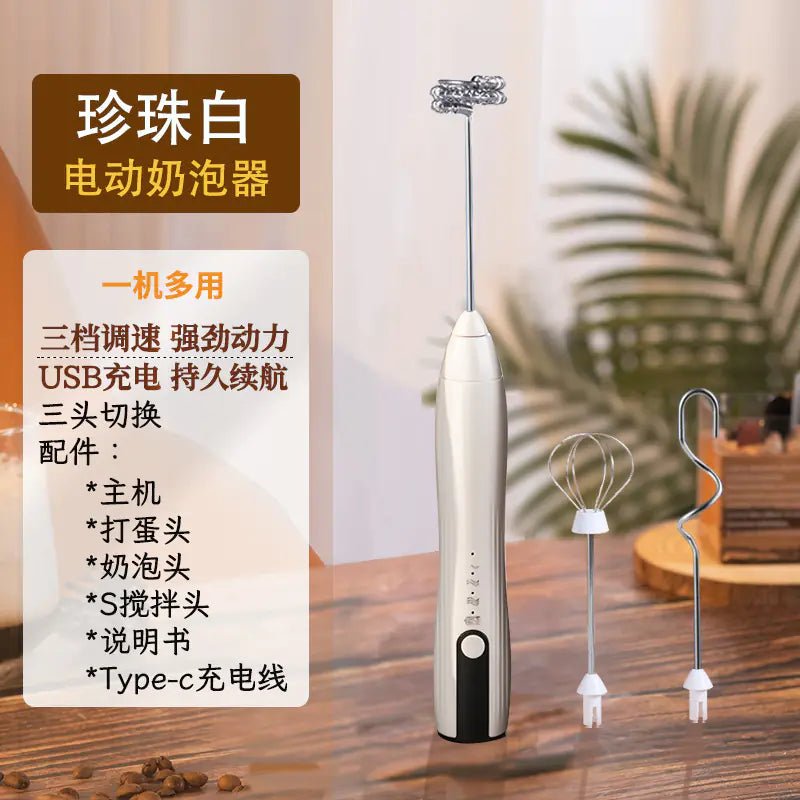 Electric Whisk for Cream and Coffee Frothing Machine - Lunqara