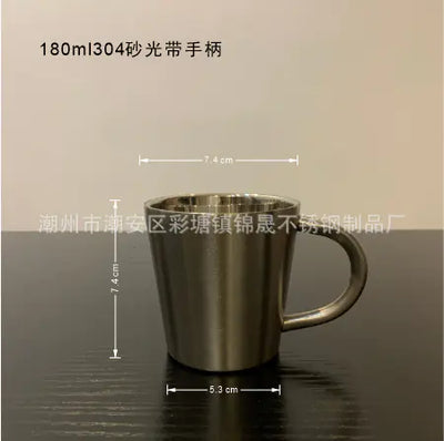 Double-Layer Insulated 316 Stainless Steel Mug with Lid