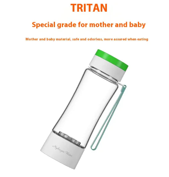 Hydrogen-Rich Water Cup with Hydrogen Production & UV Sterilization Lamp, 450ML - Lunqara 