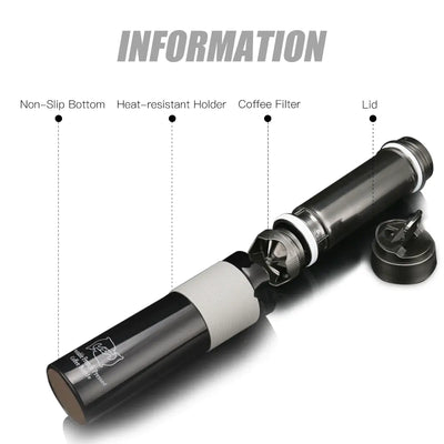 American French Press Portable Coffee and Tea Maker