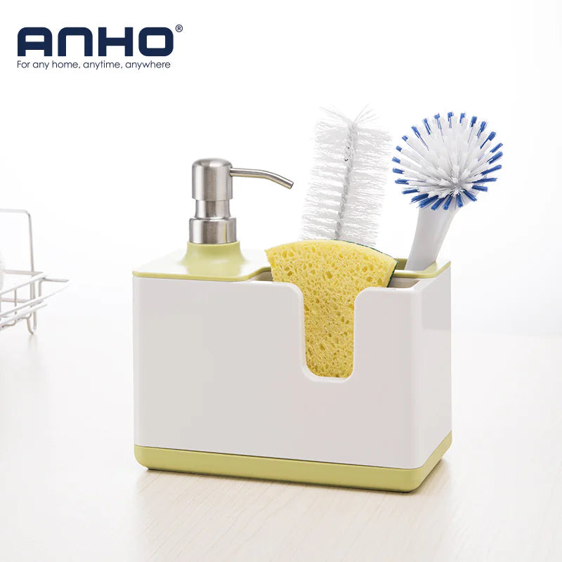 Kitchen Utensils Storage and Soap Dispenser