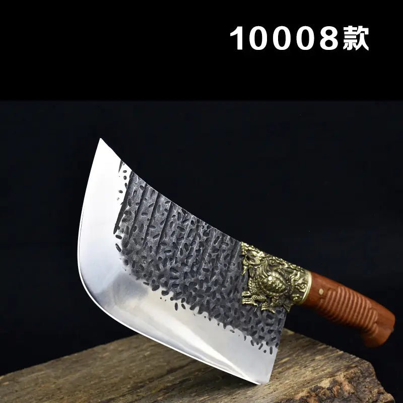 Dragon Spring Kitchen Knife - Dual Use Handcrafted Tool - Lunqara