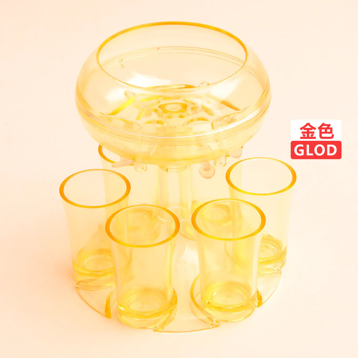 Transparent Wine Decanter Set with 6 Glasses