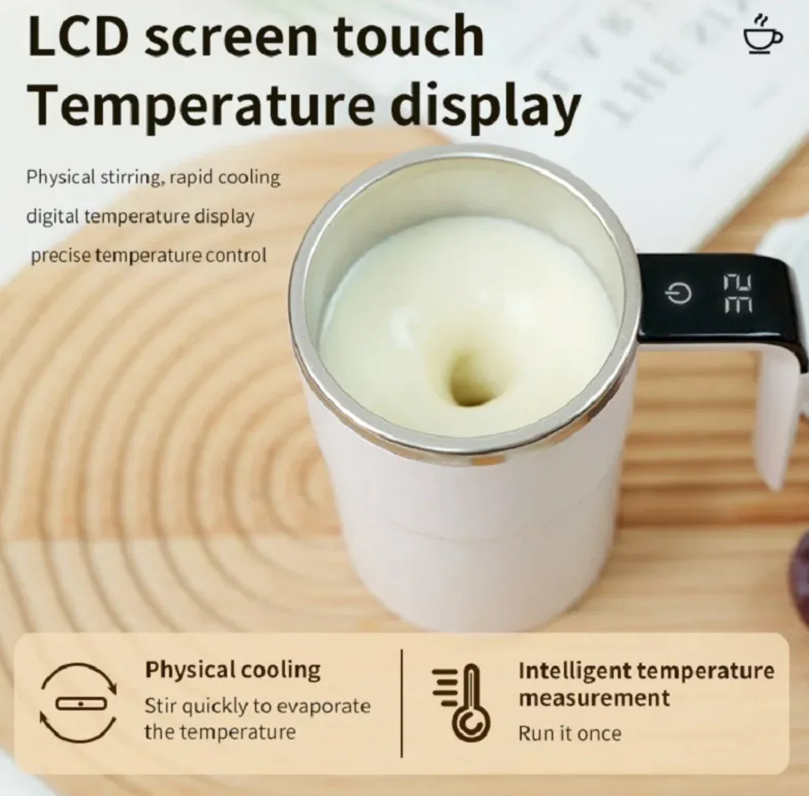 Automatic Self-Stirring Coffee Mug - Lunqara 