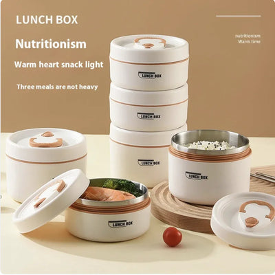 Japanese Stainless Steel Insulated Lunch Box - Lunqara 