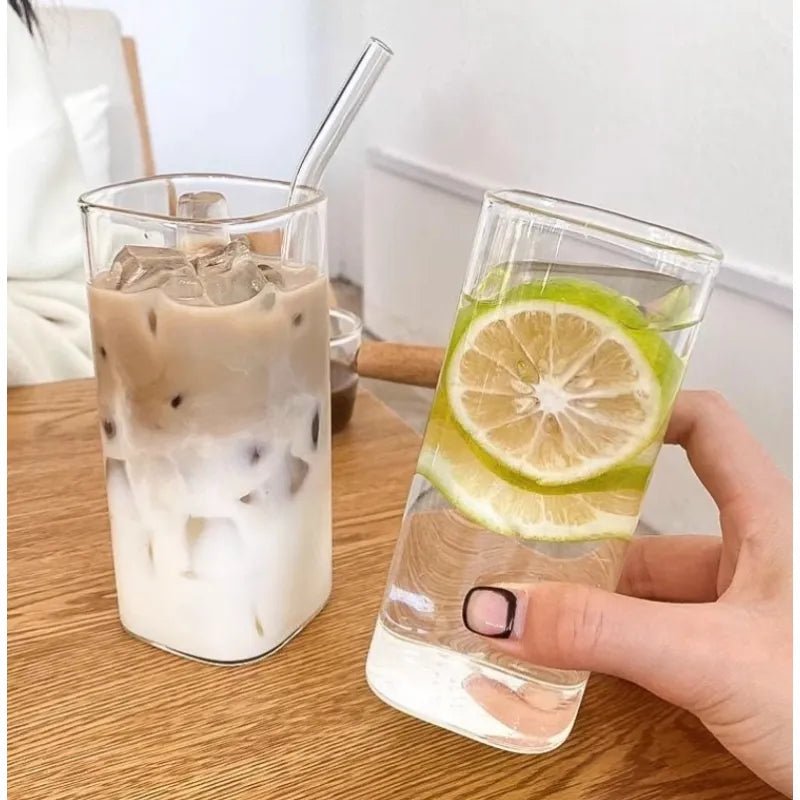 Square Coffee Cup with Lid - Lunqara