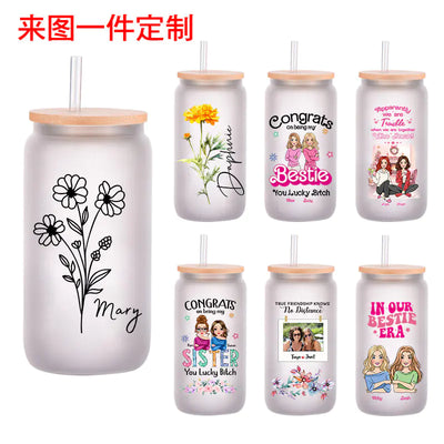 16oz High Borosilicate Glass Beer and Cola Cup - Lunqara 