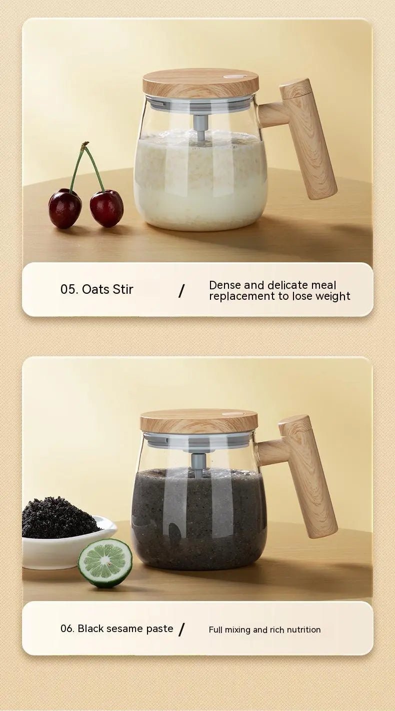 Self - Stirring Electric Coffee Mug - Lunqara