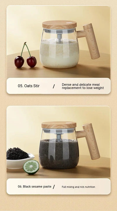 Self - Stirring Electric Coffee Mug - Lunqara