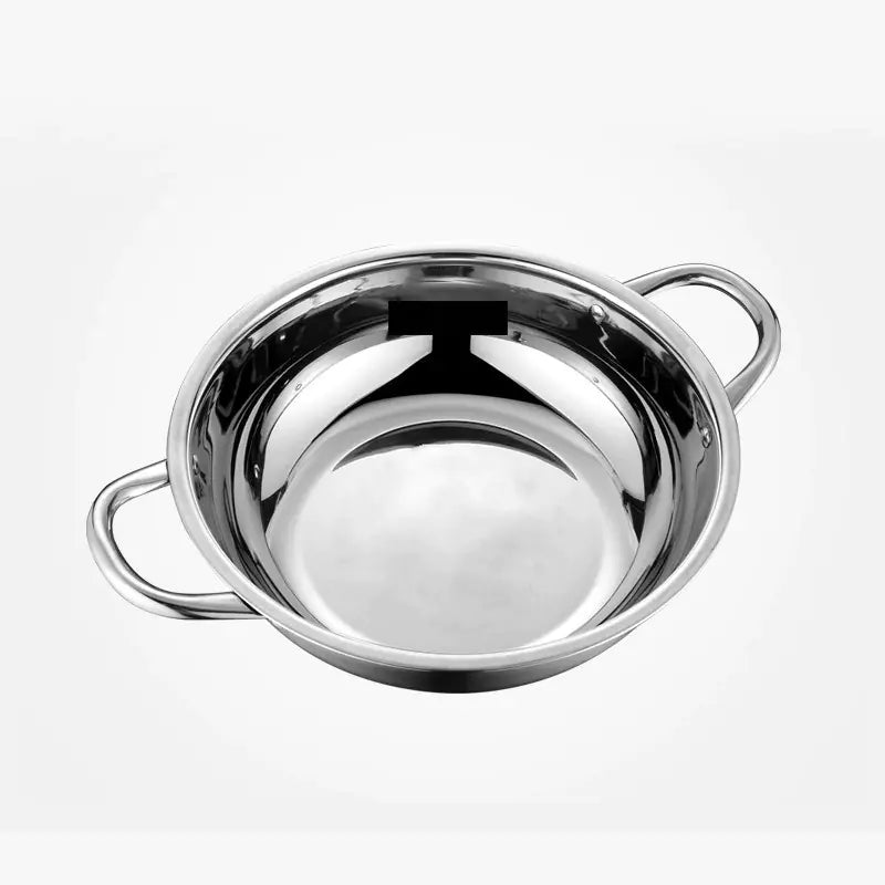 Stainless Steel Two - Flavor Hot Pot - Lunqara
