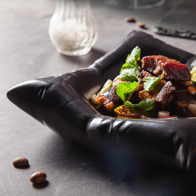 Creative Ceramic Plate for Molecular Cuisine Dining