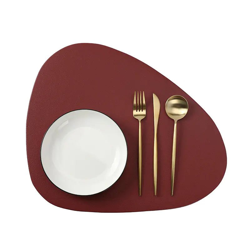 Faux Leather European Style Table Mats (1 Piece) - Lunqara