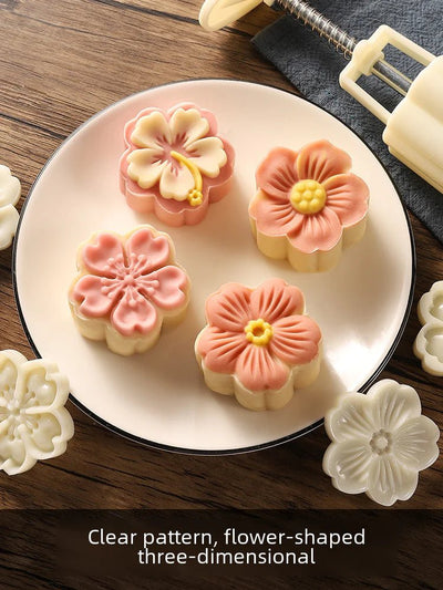 Mini Mooncake Mold for Home Baking (Peanut Flavor) - Lunqara