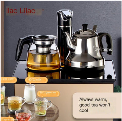 Thick Glass Large Capacity Tea Pot with Stainless Steel - Lunqara