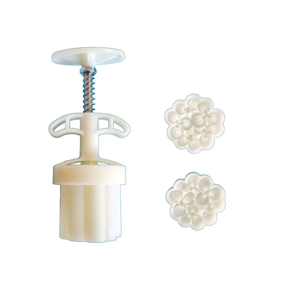 50g Mid-Autumn Festival Mooncake Mold with Floral Design - Lunqara 