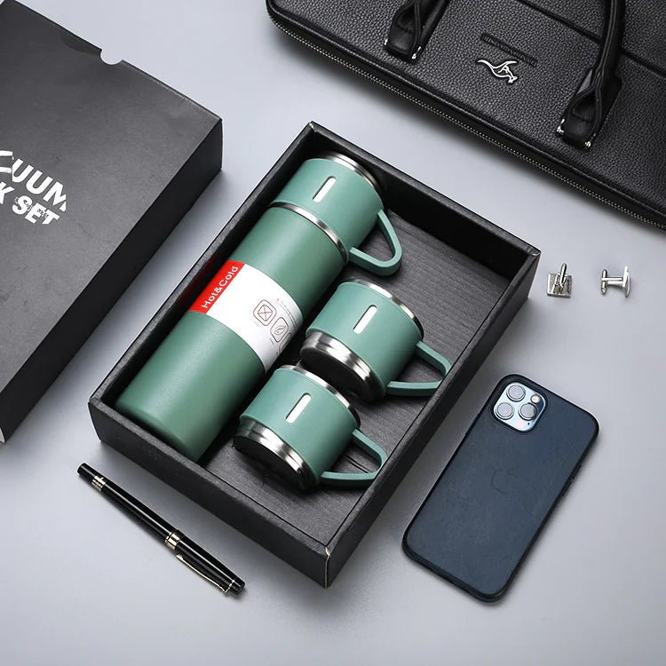 New 304 Stainless Steel Insulated Tea Cup Gift Set - Lunqara