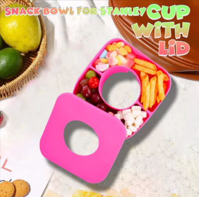 Silicone Snack Platter with Lid