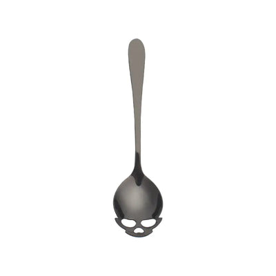 304 Stainless Steel Creative Skull Dessert Spoon Set