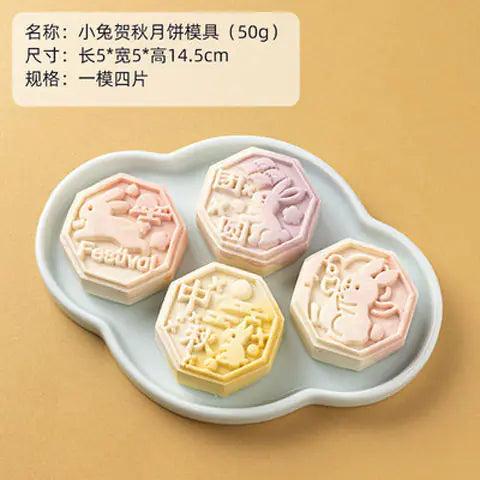 50g 3D Hibiscus Cherry Blossom Mooncake Mould