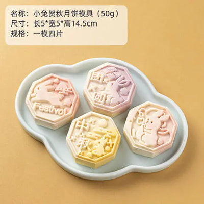 50g 3D Hibiscus Cherry Blossom Mooncake Mould