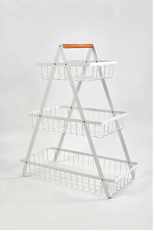 Nordic Style Removable Iron Fruit Basket for Kitchen Use - Lunqara 