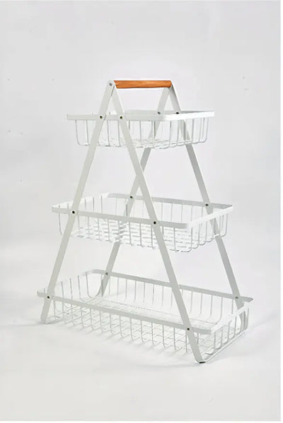 Nordic Style Removable Iron Fruit Basket for Kitchen Use - Lunqara 