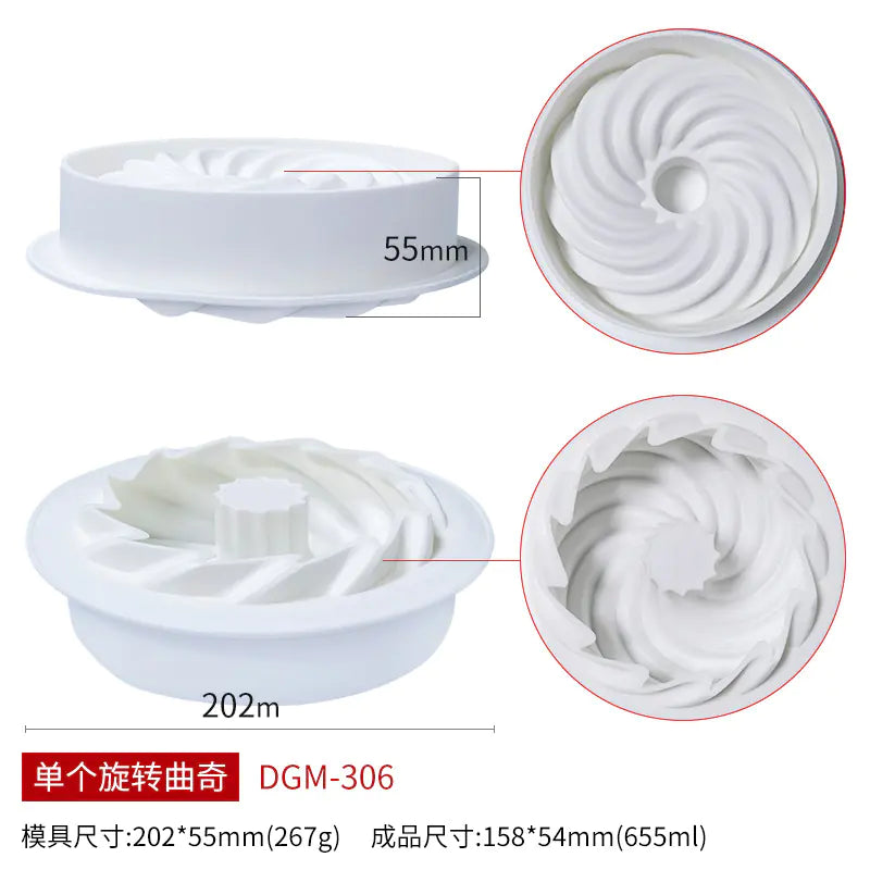 Single Silicone Mold for Donut Mousse Cake, DIY