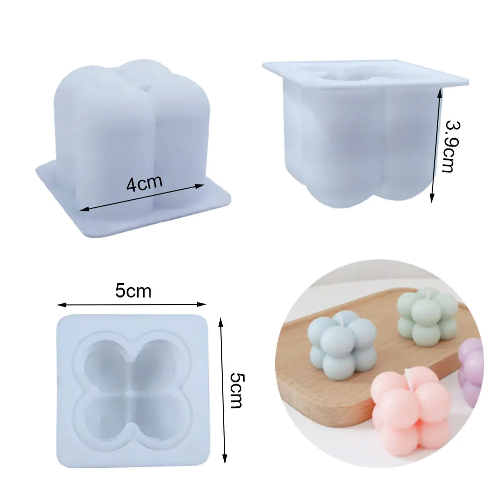 Silicone 3D Mousse Mold for French Baking and Candles