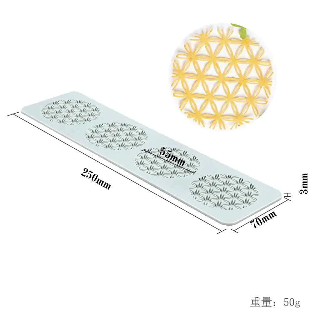 Silicone Leaf and Flower Molds for DIY Desserts