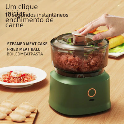 Mini Wireless Electric Garlic Press and Masher - Lunqara 