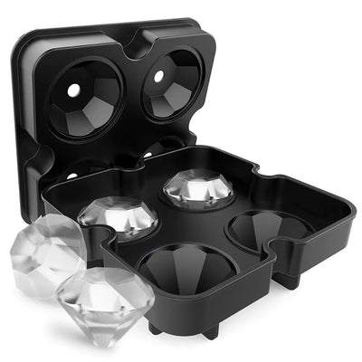 Silicone Ice Cube Tray Set - Food Grade Honeycomb Design - Lunqara