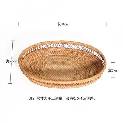 Handmade Vietnamese Wicker Candy Basket Set (3 Pieces) - Lunqara 
