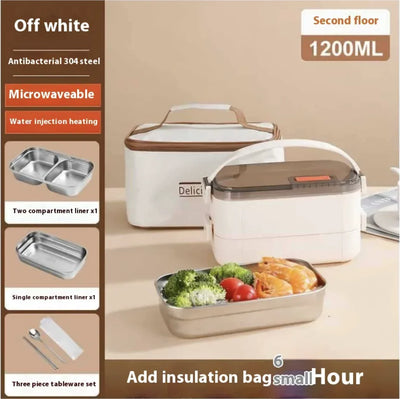 Extra-Long Insulated Stainless Steel Lunch Box